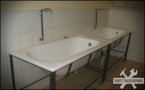 Bathtub sinks – White Trash Repairs