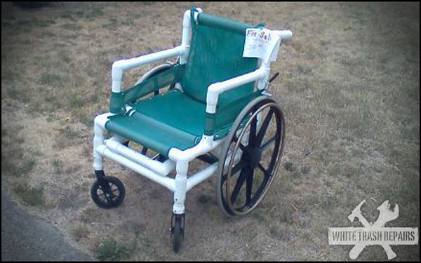 Redneck Wheelchair – White Trash Repairs