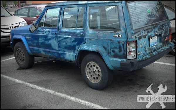 Camo Blue Paint – White Trash Repairs