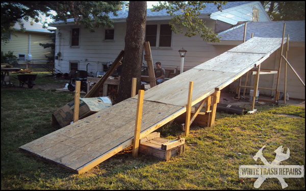 Roofing Ramp – White Trash Repairs