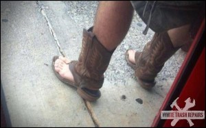 Western Boot Sandals – White Trash Repairs