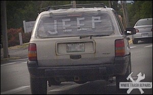 Custom Jeep Window – White Trash Repairs