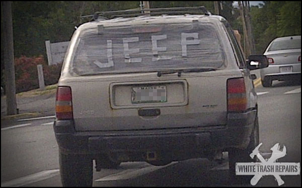 Custom Jeep Window – White Trash Repairs