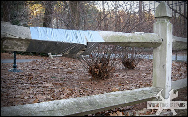 Ducted Fence – White Trash Repairs