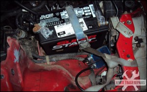 Ratchet Strap Battery Hold-Down – White Trash Repairs