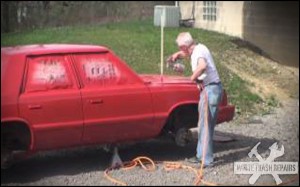 Little Red Car – White Trash Repairs
