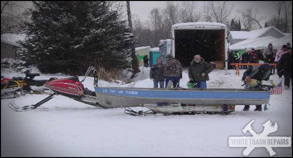 Snow Boating – White Trash Repairs