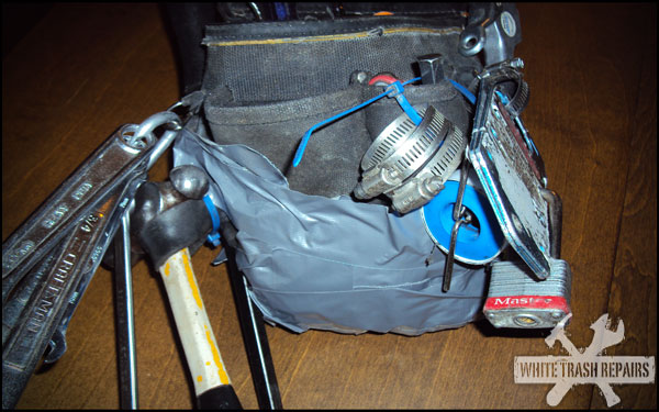 Duct tape tool bag – White Trash Repairs