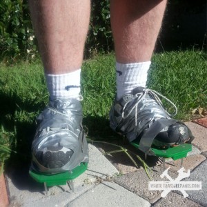 Duct taped aerator shoes