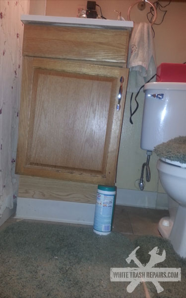 Bathroom Cabinet Repair