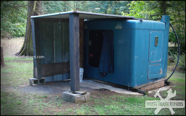Redneck Trucker Outhouse
