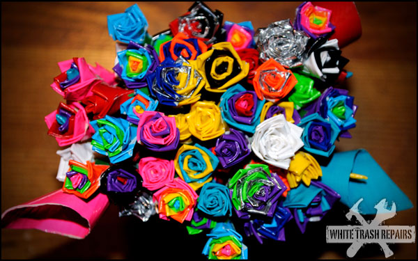 Duct Tape Flowers